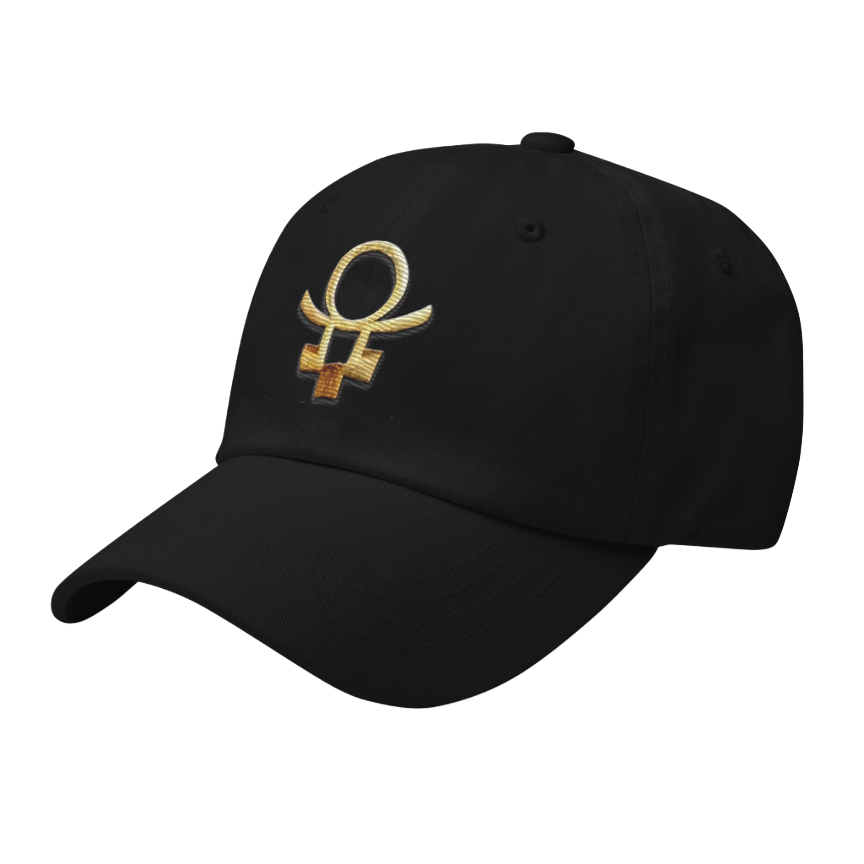 Black Embrace Humanity™ Glyph Logo Cap