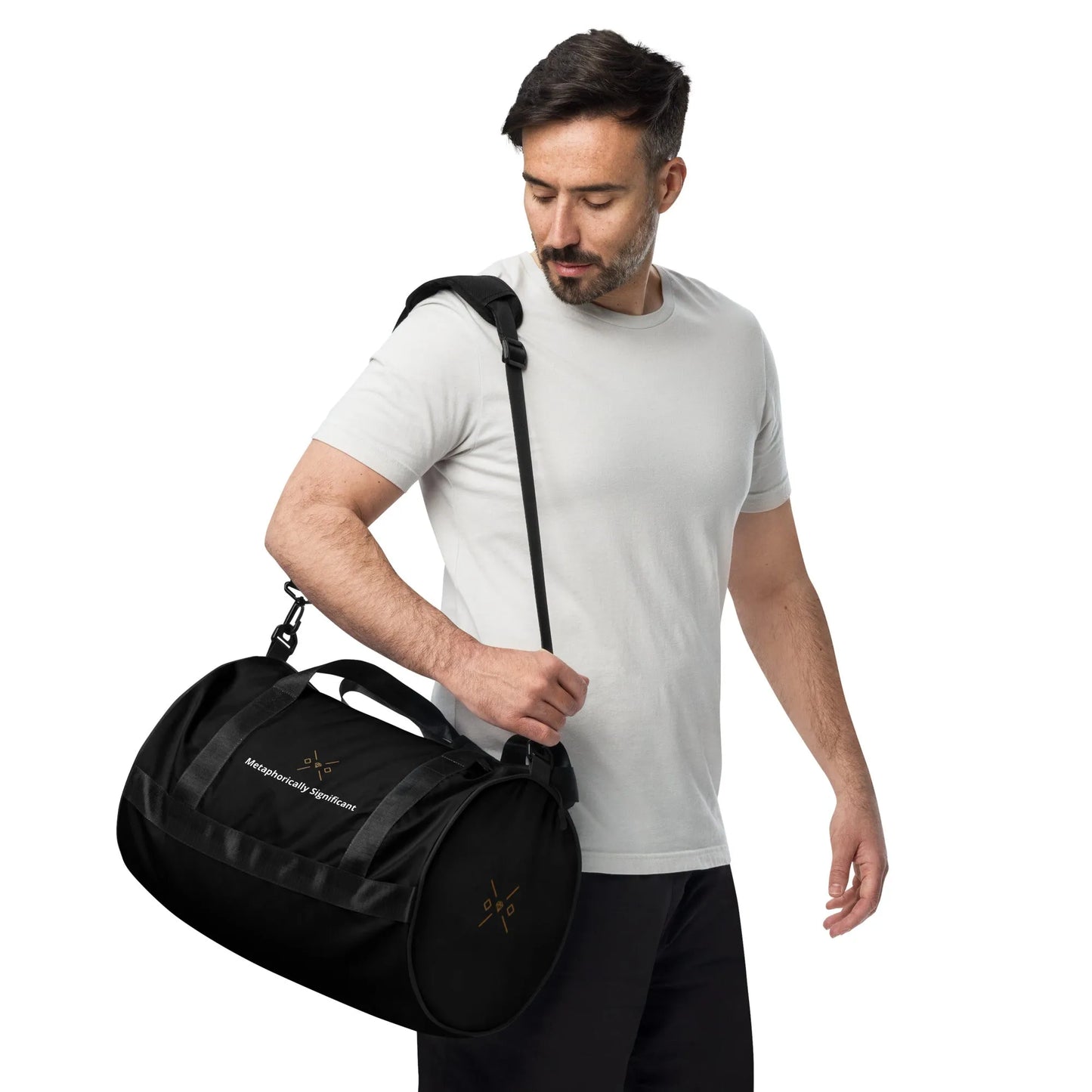 Durable Polyester Gym Bag | Metaphorically Significant Collection