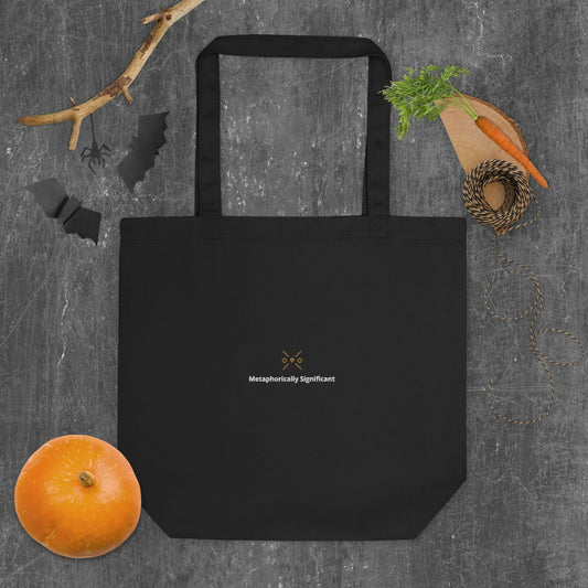 Embroidered Eco Tote Bag | Metaphorically Significant Collection