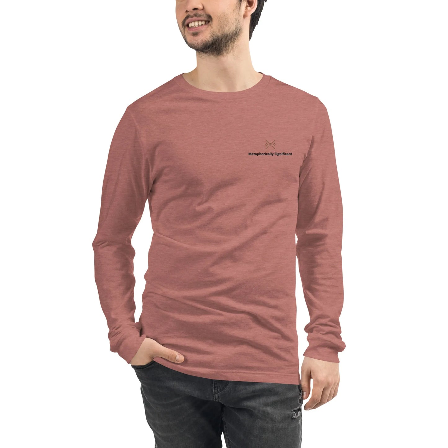 Light Colored Unisex Long Sleeve Tee | Metaphorically Significant Collection