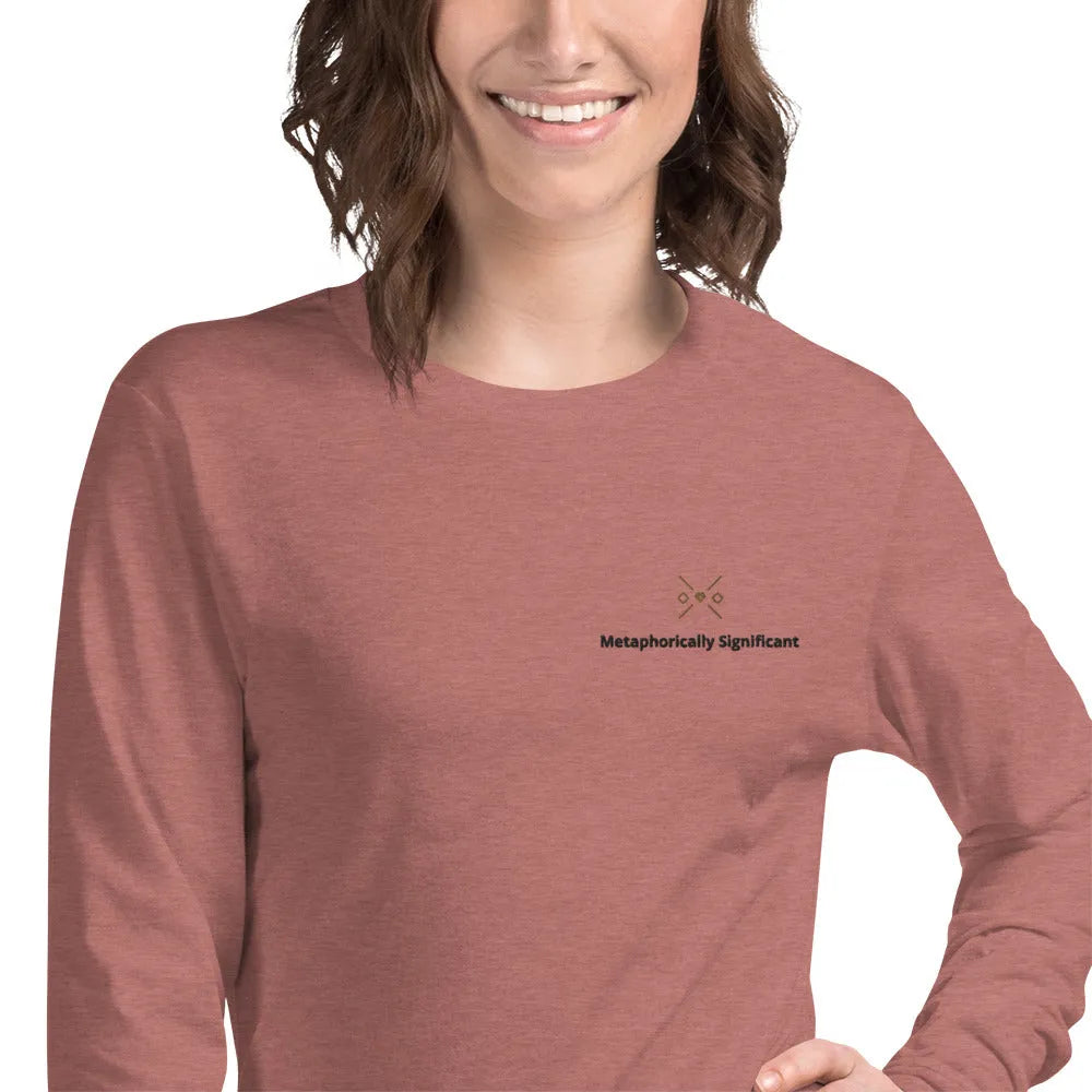 Light Colored Unisex Long Sleeve Tee | Metaphorically Significant Collection