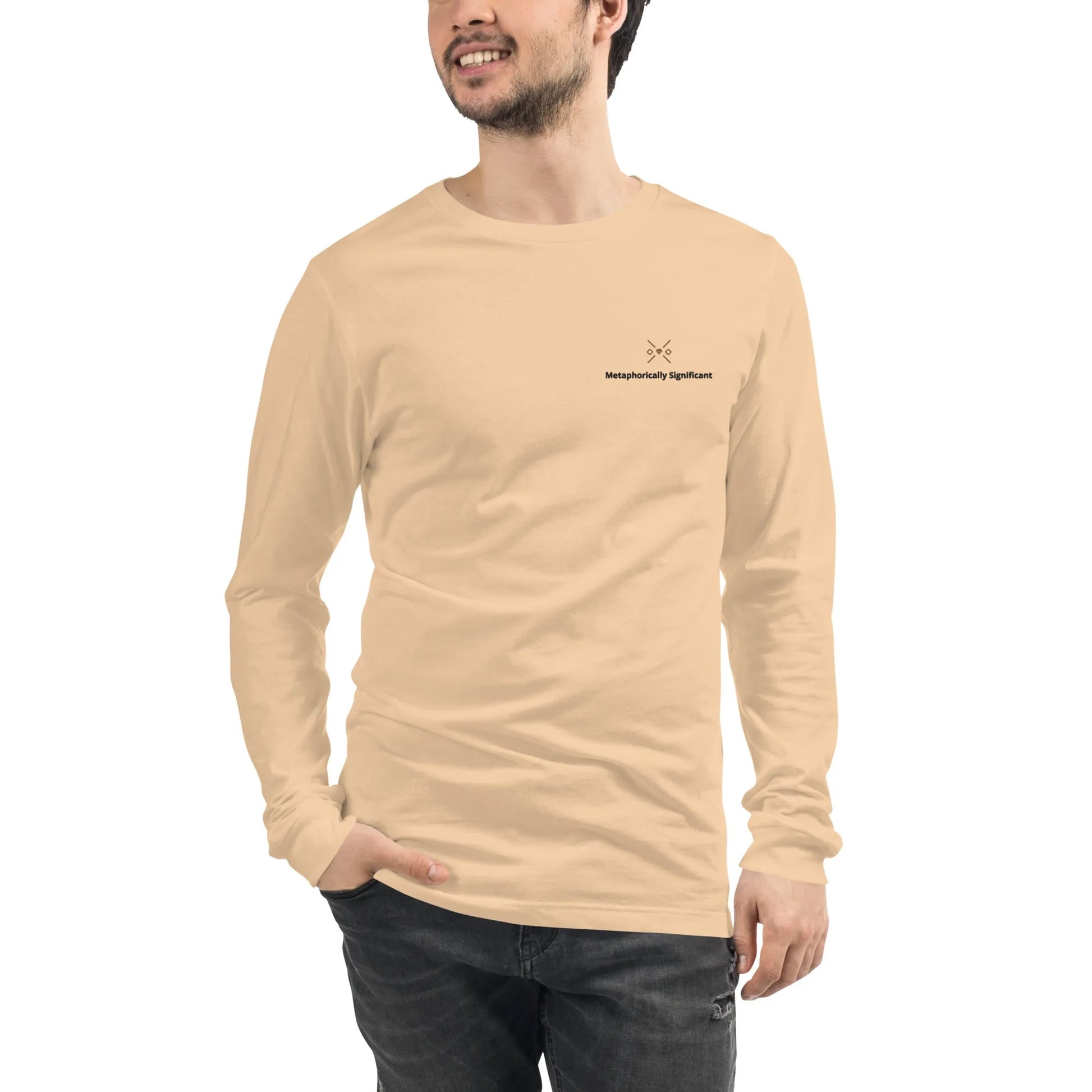 Light Colored Unisex Long Sleeve Tee | Metaphorically Significant Collection