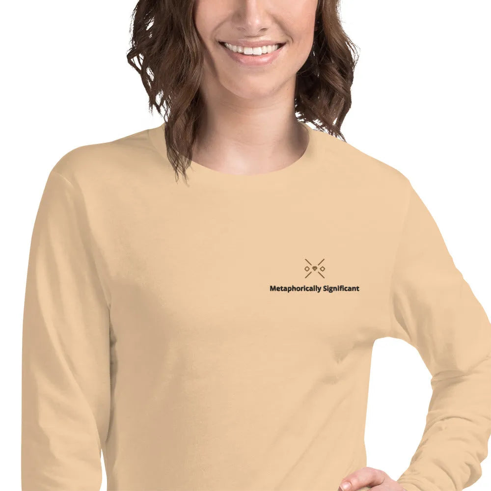 Light Colored Unisex Long Sleeve Tee | Metaphorically Significant Collection