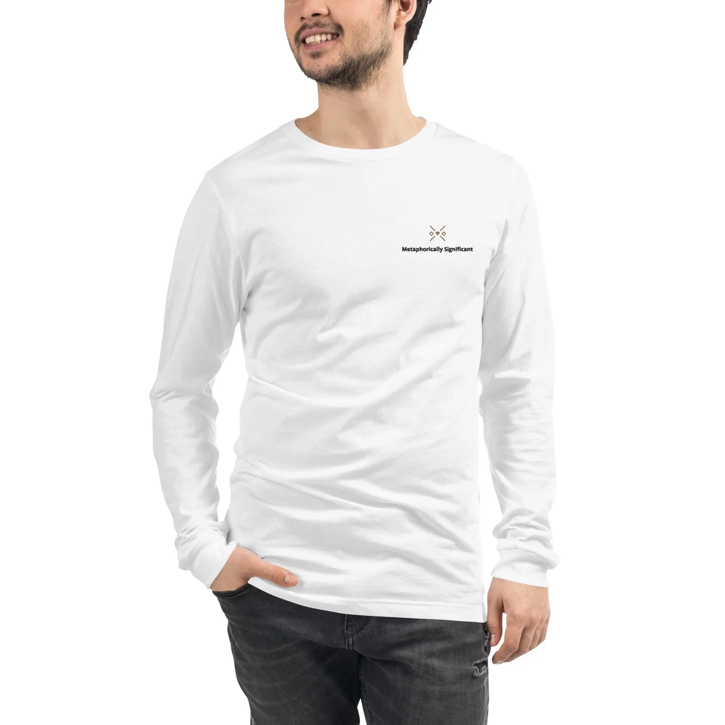 Light Colored Unisex Long Sleeve Tee | Metaphorically Significant Collection