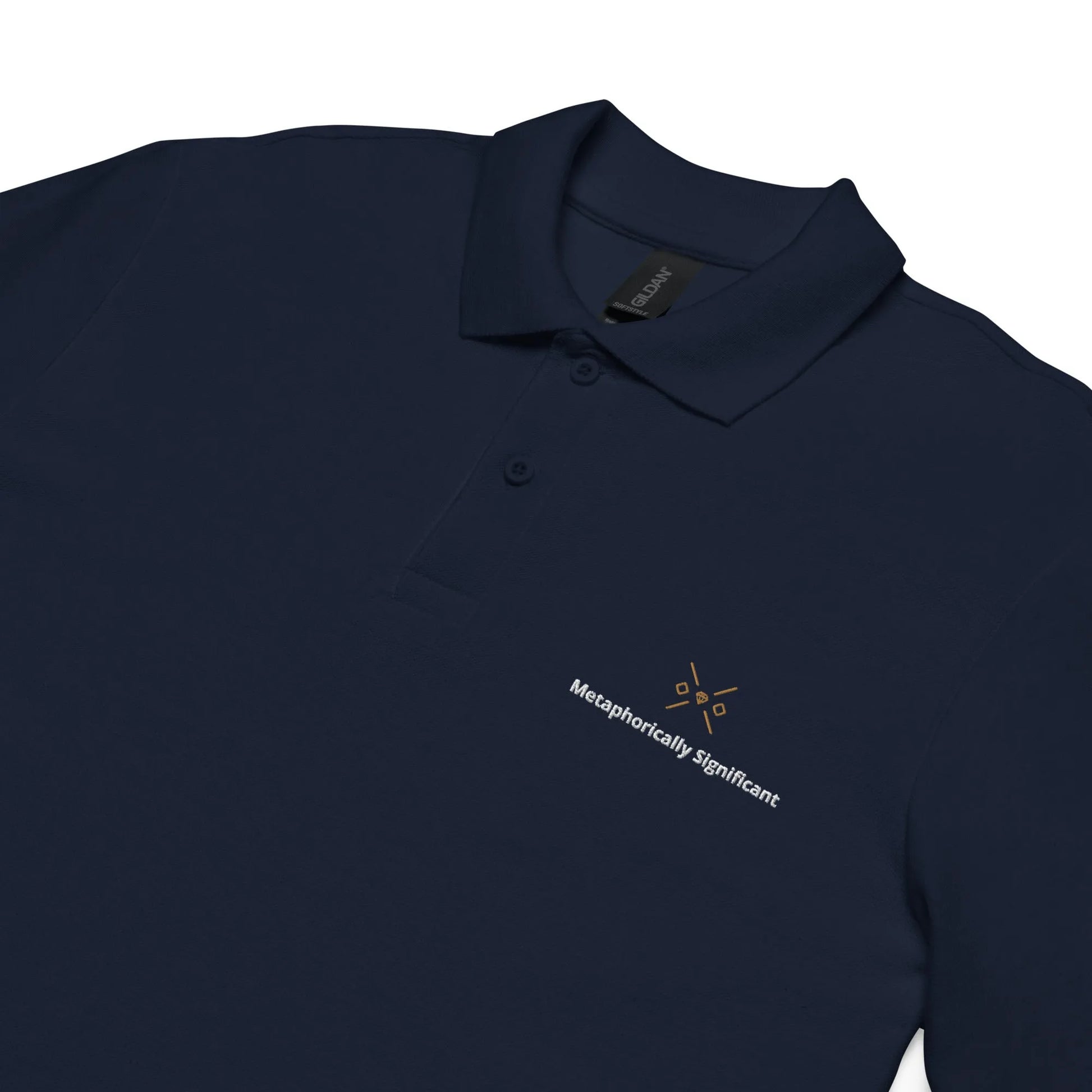 Unisex pique | Metaphorically Significant | Embroidered Polo Shirt