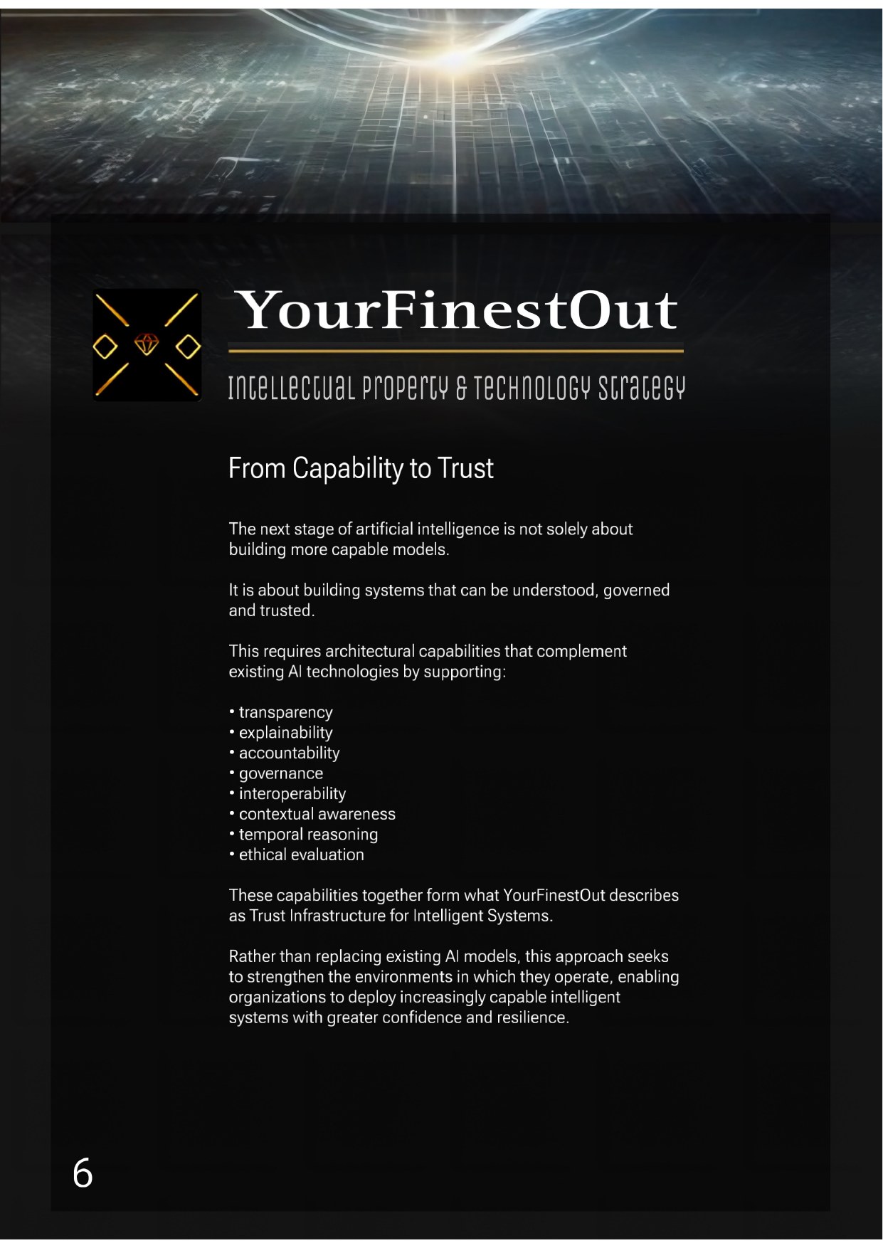 YourFinestOut, IP & Technology Strategy, frame 7