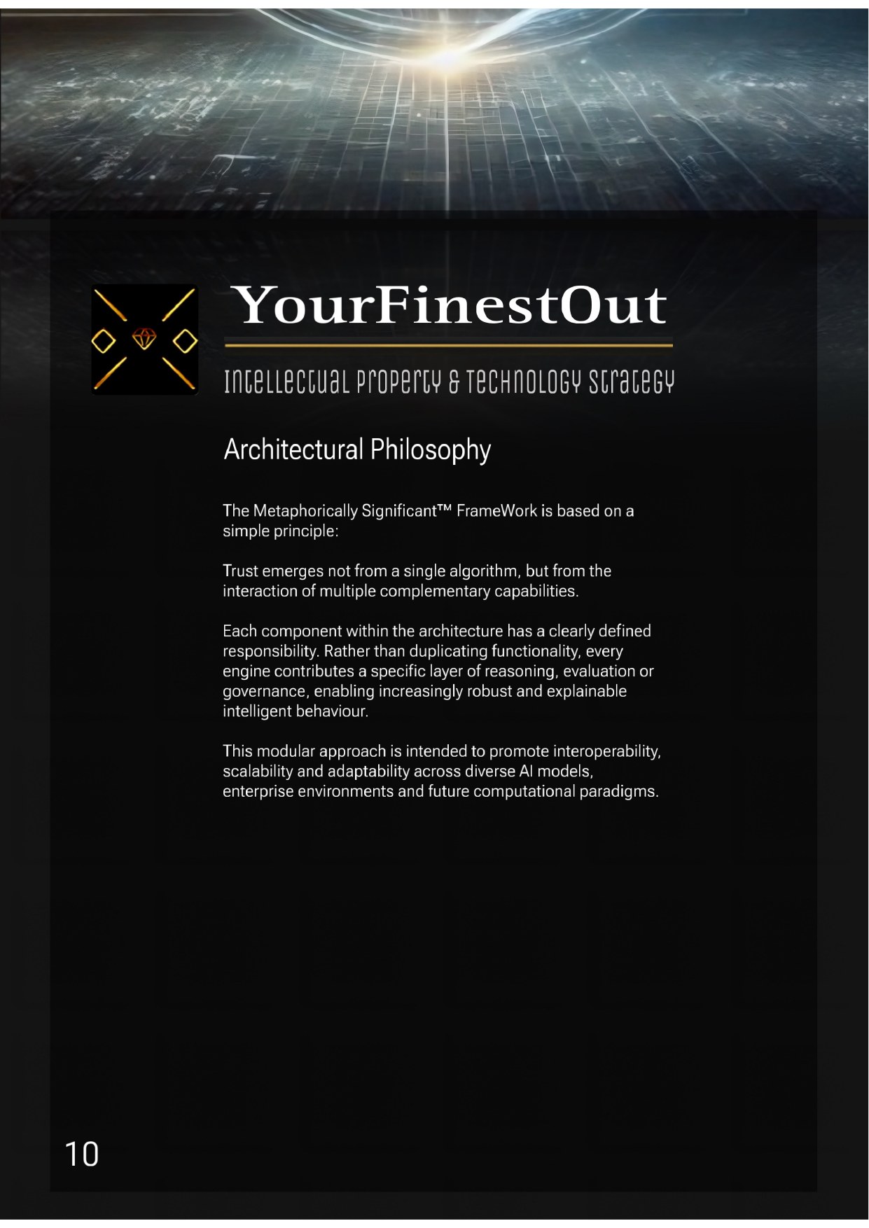 YourFinestOut, IP & Technology Strategy, frame 10