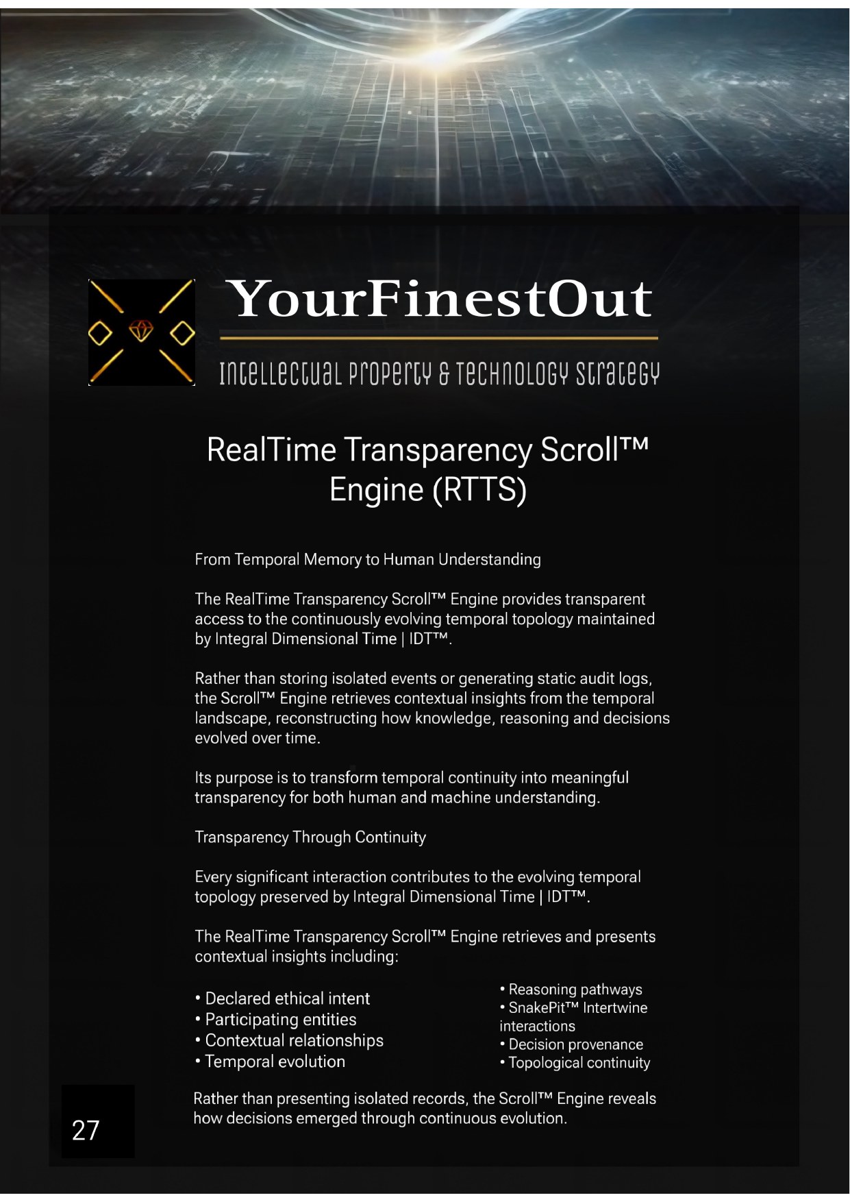 YourFinestOut, IP & Technology Strategy, frame 27